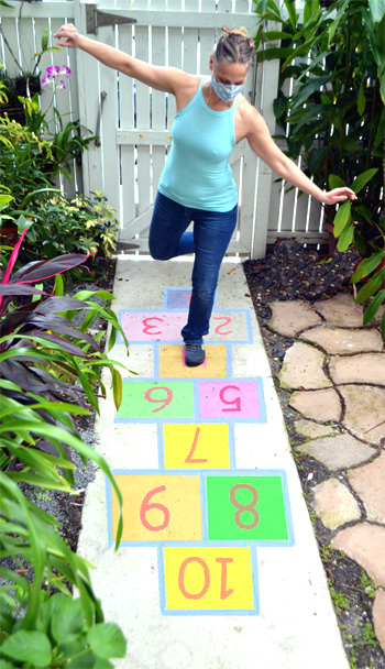Hopscotch in the Garden