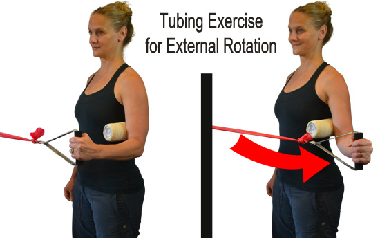 Tubing/Band Exercise for External Rotation